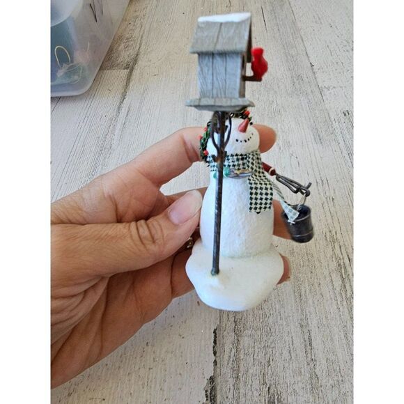 Hallmark cardinal carols snowman birdhouse Cardinal 2007 ornament Xmas decor tre - Picture 6 of 7